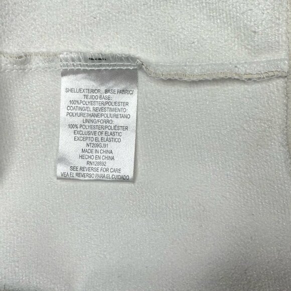 Plus Size White Faux Leather Zip-up Corset Top by Madden NYC - Size 3XL - Picture 8 of 10